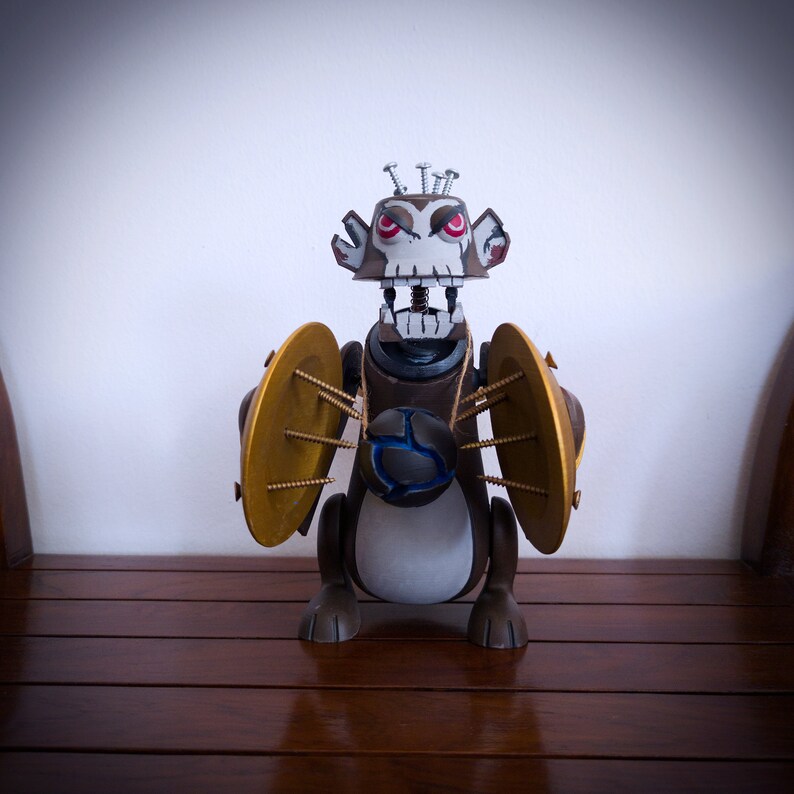 Jinx Monkey Bomb Arcane Lol Prop 3D Printed Etsy