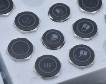 25mm Metal Push Button Switch: Illuminated, Momentary/Latching, Waterproof Car Start Stop Panel Mount