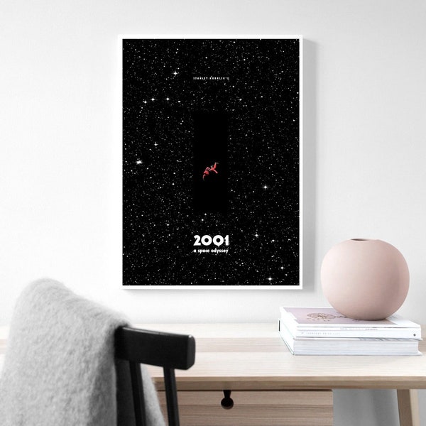 2001: A Space Odyssey Poster, Movie Poster, Film Poster, Room Decoration Home Decoration Art Poster Frameless