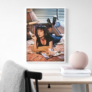 pulp fiction uma thurman poster Wall decoration Home Decoration Art Poster Frameless
