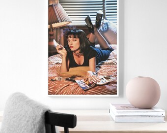 pulp fictie uma thurman poster Wanddecoratie Home Decoration Art Poster Frameless