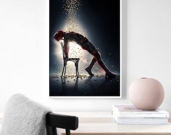 Deadpool 2 Poster, Movie Poster, Film Poster, Room Decoration Home Decoration Art Poster Frameless
