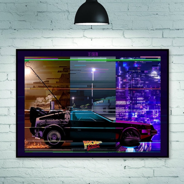 Back To the Future Poster, Movie Poster, Film Poster, Room Decoration Home Decoration Art Poster Frameless