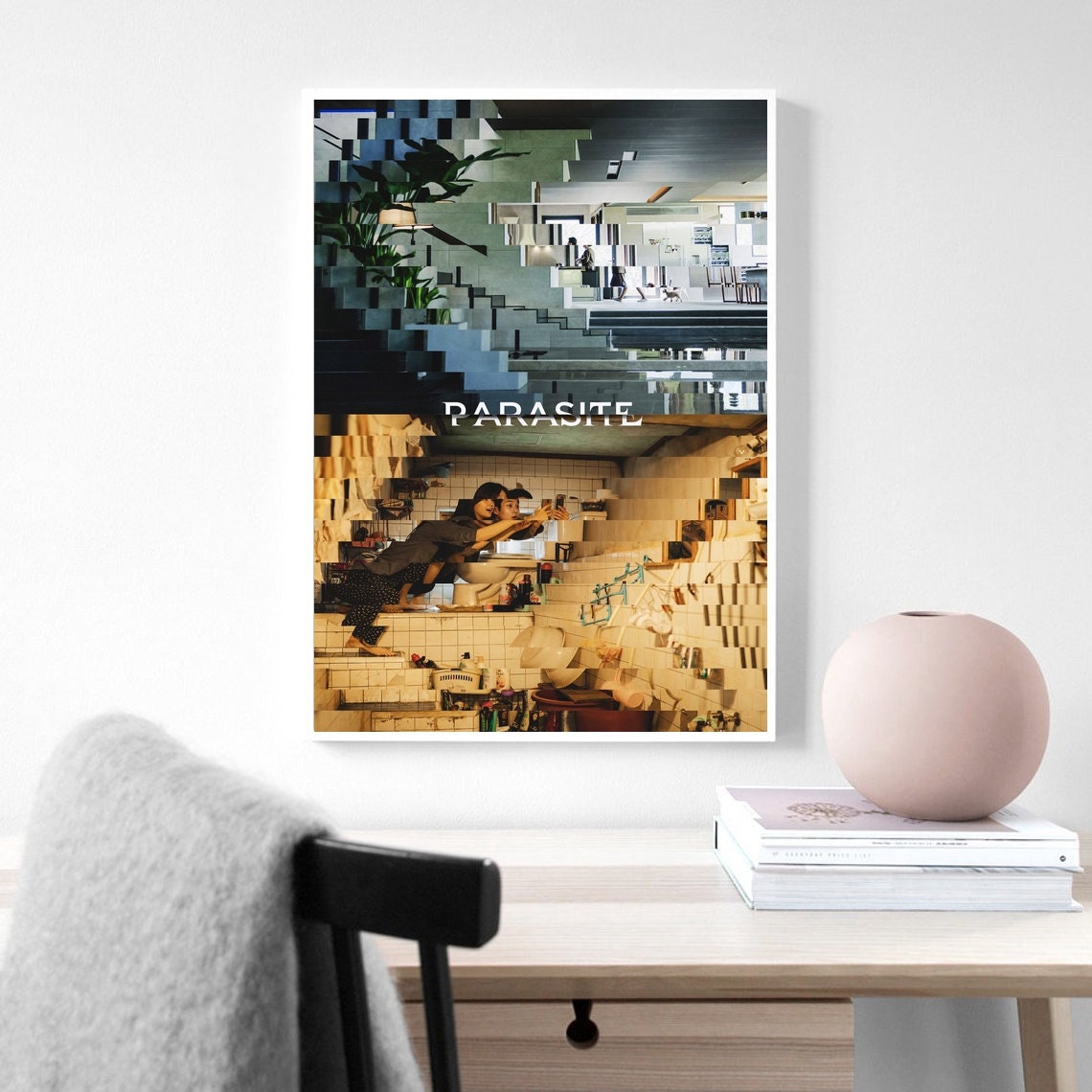 Parasite Poster, Movie Poster, Film Poster, Room Decoration Home Decoration Art Poster Frameless