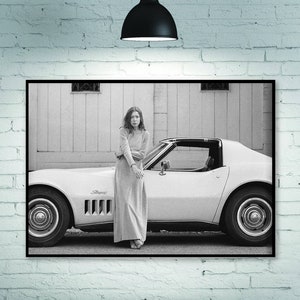 Poster artistico Stingray di Joan Didion, poster in bianco e nero, decorazione della stanza, decorazione della casa, poster artistico senza cornice