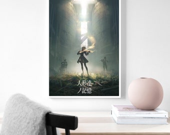 Nier Automata spel poster Wanddecoratie Home Decoration Art Poster Frameless