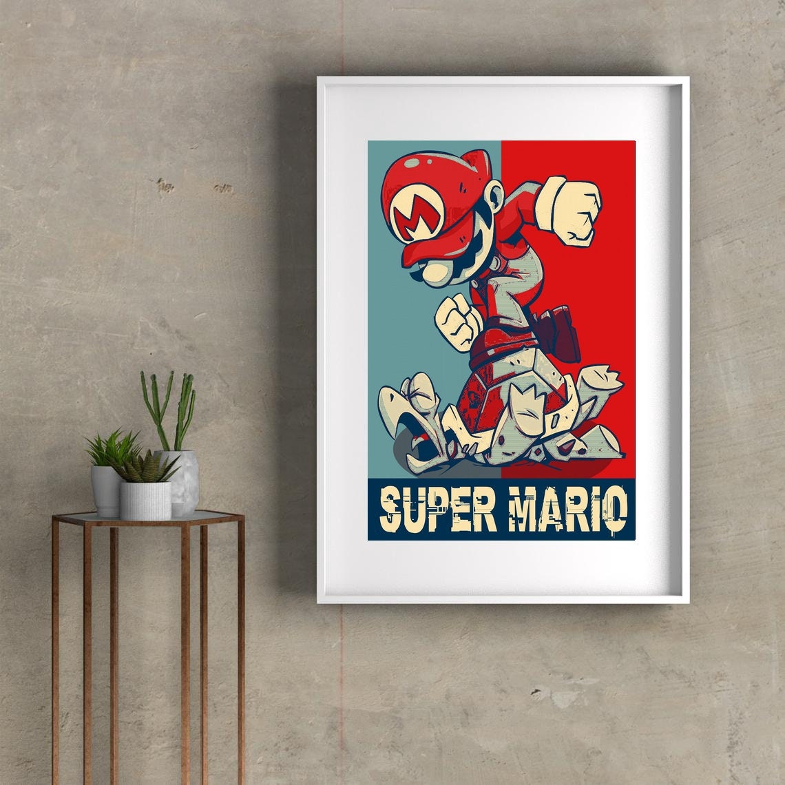 Super Mario Pop Art Video Game Poster Poster Cover Game Poster Canvas ...