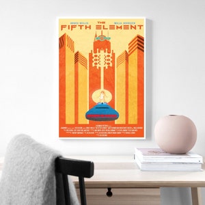The Fifth Element Poster, Movie Poster, Film Poster, Room Decoration Home Decoration Art Poster Frameless