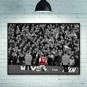 Thierry Henry Poster, Classic Action, Fußball Poster, Raumdekoration Dekoration Rahmenlos