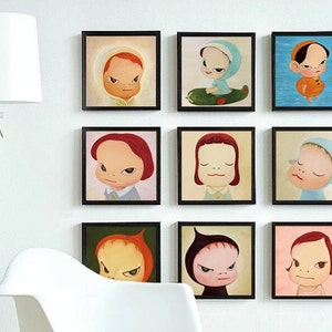 Nara Yoshitamo Print machen Serie Plakat Wanddekoration Dekoration Kunst Poster ohne Rahmen