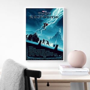 Thor: Ragnarok Poster, Movie Poster, Film Poster, Room Decoration Home Decoration Art Poster Frameless