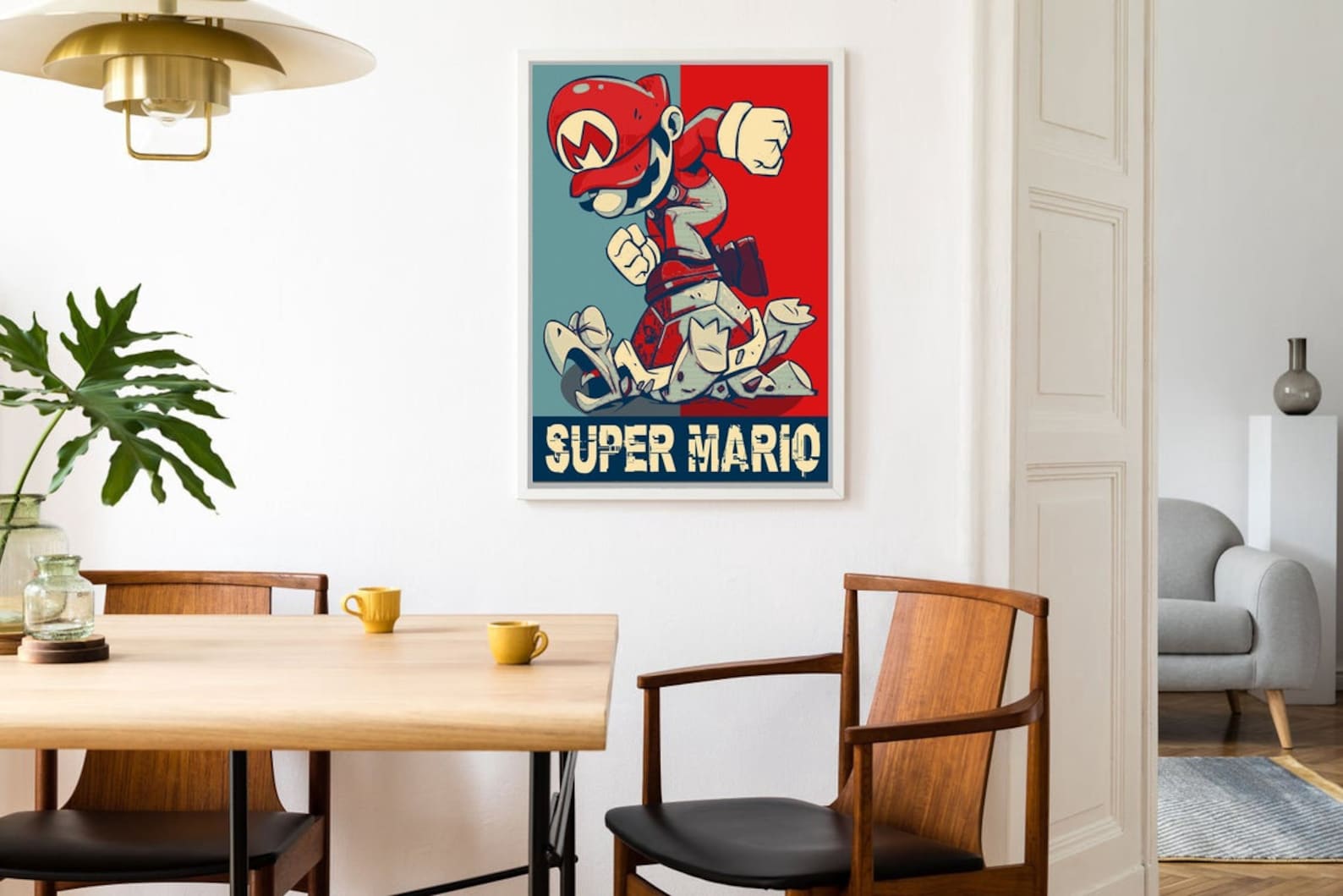 Super Mario Pop Art Video Game Poster Poster Cover Game Poster Canvas ...