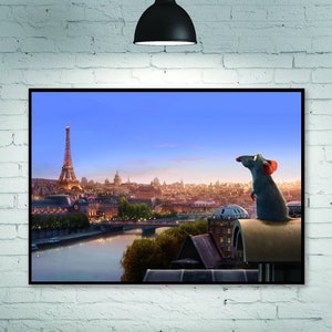 Ratatouille Animation Poster Wanddekoration Wohndekoration Kunst Poster Rahmenlos