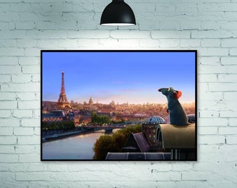 Ratatouille Animatie poster Wanddecoratie Home Decoration Art Poster Frameless
