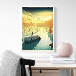 Into the Wild Poster, Movie Poster, Film Poster,  room decoration Home Decoration Art Poster Frameless
