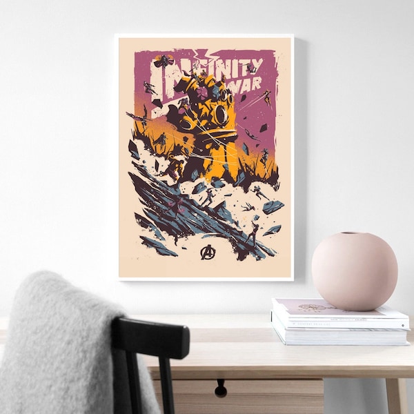 Avengers Infinity War Poster Etsy