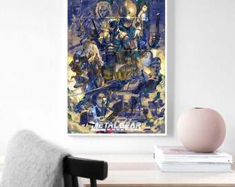 Outer Heaven Metal Gear video game poster cover Game poster, Kamer Decoratie Woondecoratie Art Poster Frameless