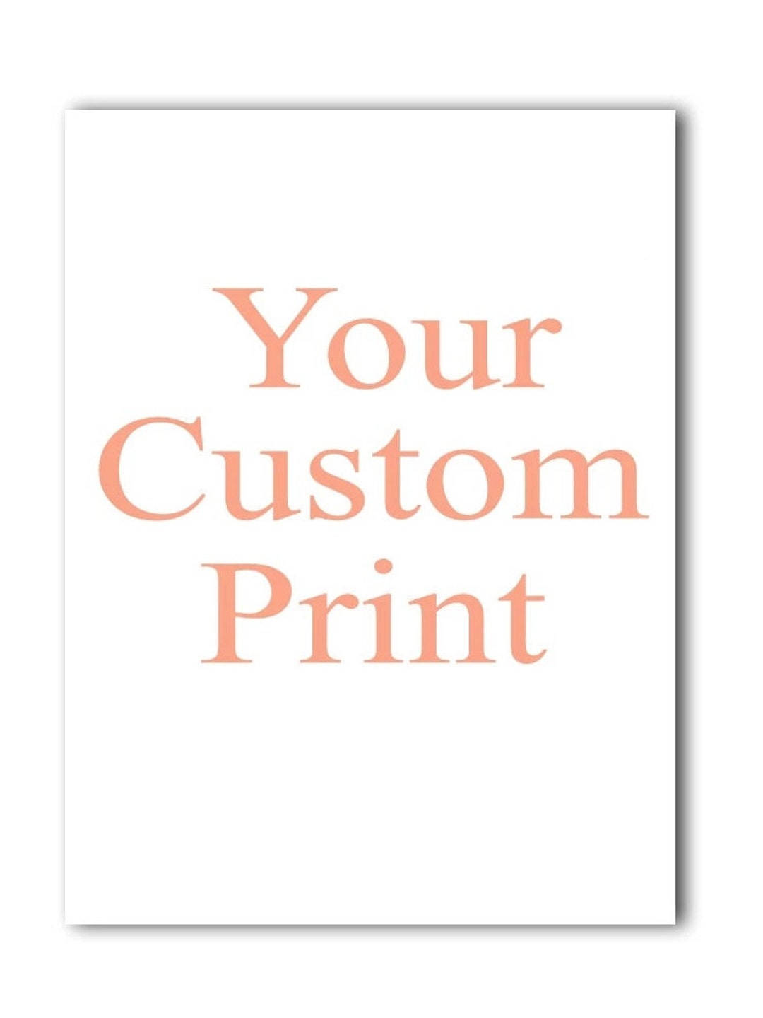 Custom Poster, Custom Poster Etsy