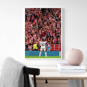 Jude Bellingham Poster, Real Madrid Poster, Fußball Poster, Raumdekoration Dekoration Rahmenlos