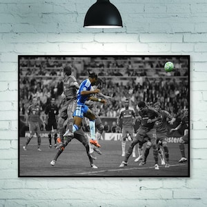 Didier Drogba Poster, Chessley Poster, 2012 Champions League Poster, Fußball Poster, Raumdekoration Dekoration Rahmenlos