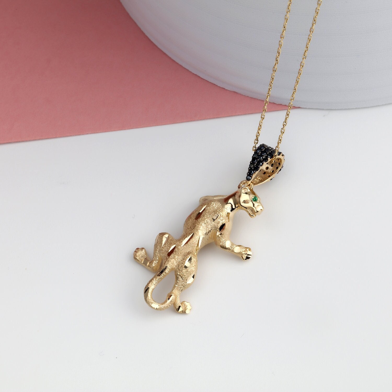 14k Gold Panther Gold Chain Supreme Panther Necklace Supreme