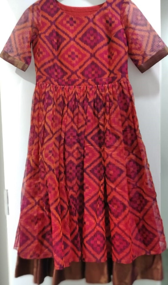 ikkat silk dresses