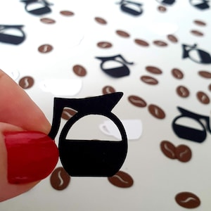 Confeti de café (para esparcir sobre la mesa, decorar tarjetas, hacer álbumes de recortes)