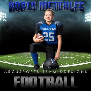 Football STADIUM horizontal digital backgrounds