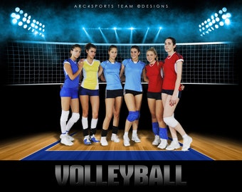 Volleyball ARENA horizontal digital backgrounds