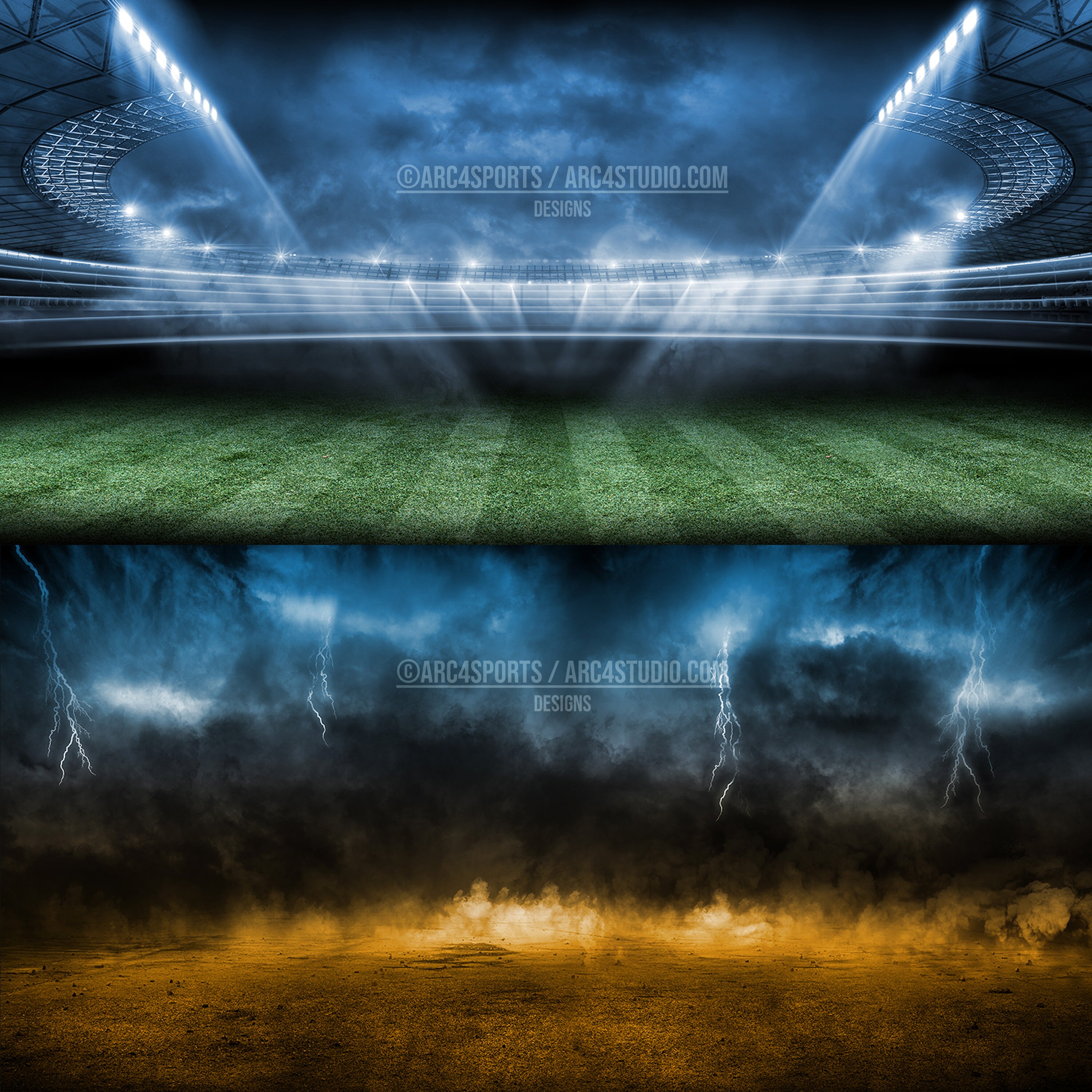 Sports Field Photography Backdrop: Football, Baseball, Soccer, and More ...