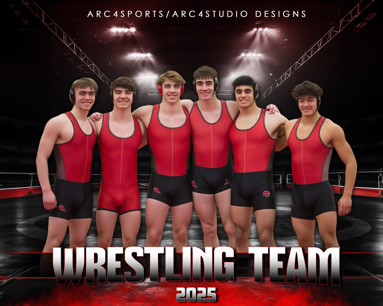 O2 Wrestling Layout 8x10 Horizontal Wrestling Team Layout PSD Template | Customizable ...