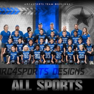 All Sports POWER horizontal digital backgrounds