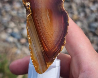 Brazilian Agate Night Light, all natural Agate Fully polished