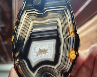 4 Brazilian Agate Slab Deal , non dyed & all natural