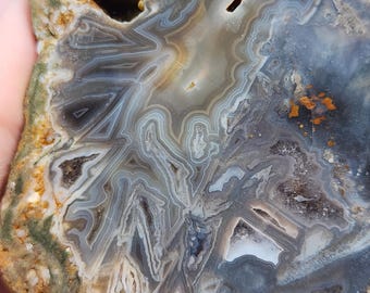 Kentucky agate thick slab unpolished