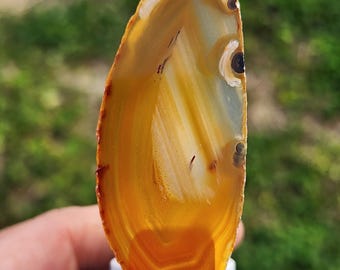 Brazilian Agate Night Light, all natural Agate Fully polished