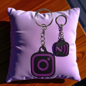NFC Instagram keychain/social media