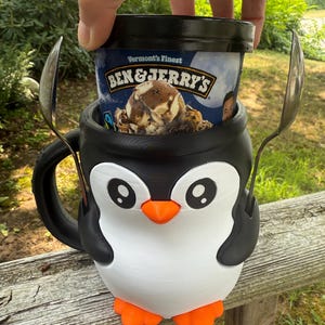Penguin Ice Cream Pint Holder
