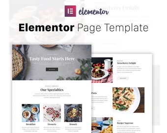 Tasty - Elementor Template