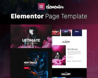 Ultimate Band - Elementor Template