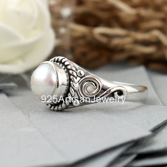 Pearl fashion hotsell ring