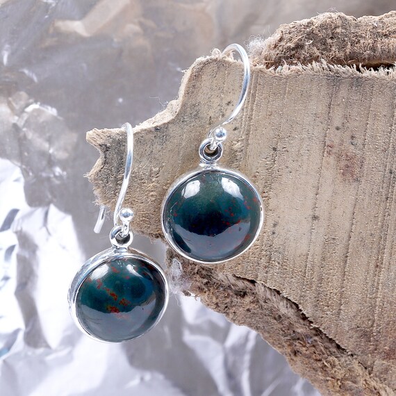 Bloodstone earrings sale