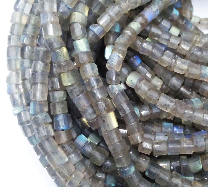 1 Strand AAA Natural Blue Labradorite Grade Gemstones Finding Jewelry Blue Fire Natural Gemstone Beads 3MM 4MM 8MM Labradorite Beads
