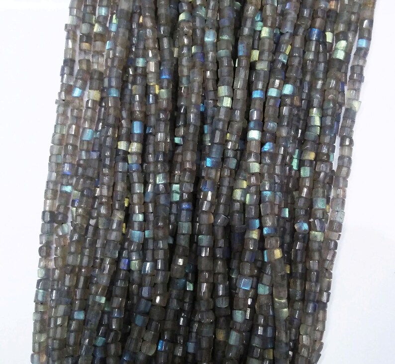 1 Strand AAA Natural Blue Labradorite Grade Gemstones Finding Jewelry Blue Fire Natural Gemstone Beads 3MM 4MM 8MM Labradorite Beads
