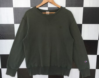 dark green champion jumper