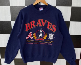 atlanta braves crewneck sweatshirt