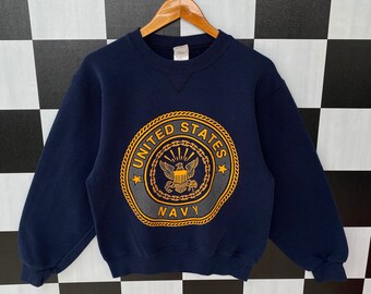 us navy crew neck sweater