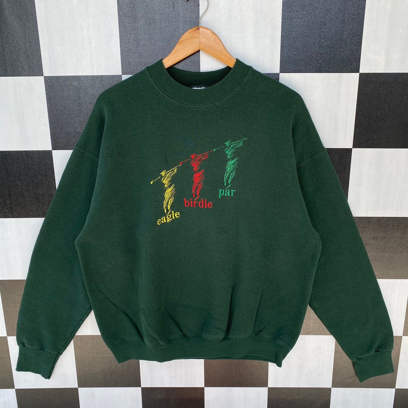Vintage 90s Golf Sweatshirt Jumper Golf Crewneck Embroidery Etsy