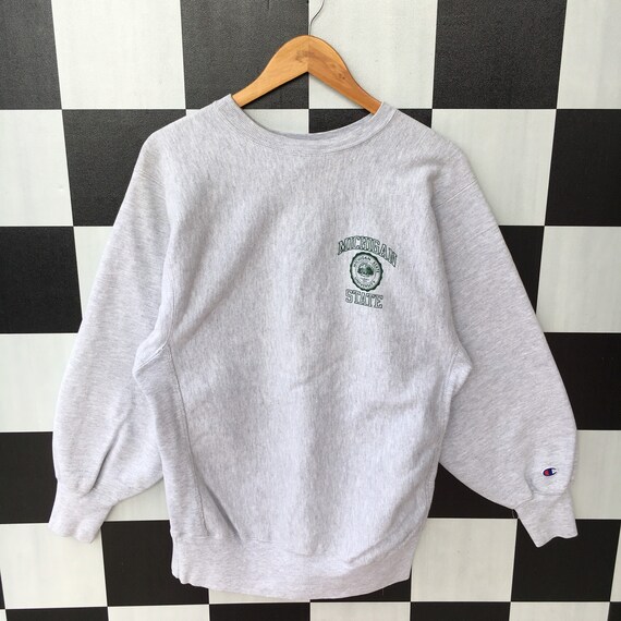 Vintage 90s Champion Michigan State University Swe