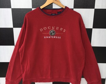 Made in Japan Kleding Gender-neutrale kleding volwassenen Sweaters Vintage jaren 90 Wilson Jumpers Sweatshirt Pullover.. Spellout groot Logo.. 